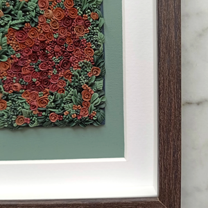 Őszi virágtenger - 3D gyurma kép (M), Otthon & Életmód, Dekoráció, Kép & Falikép, 3d képek, Gyurma, MESKA