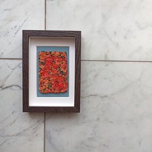 Tüzes virágtenger - 3D gyurma kép (S) - otthon & életmód - dekoráció - kép & falikép - 3d képek - Meska.hu