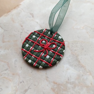 Gyurma karácsonyfadísz - ajándék - karácsony - karácsonyi lakásdekoráció - karácsonyfadíszek - Meska.hu