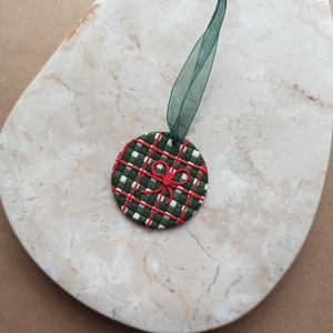 Gyurma karácsonyfadísz - ajándék - karácsony - karácsonyi lakásdekoráció - karácsonyfadíszek - Meska.hu