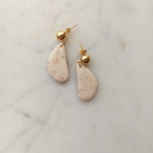 Csepp bedugós gyurma fülbevaló, Ékszer, Fülbevaló, Lógó fülbevaló, Ékszerkészítés, Gyurma, MESKA