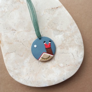 Gyurma karácsonyfadísz - mikulás - karácsony - karácsonyi lakásdekoráció - karácsonyfadíszek - Meska.hu