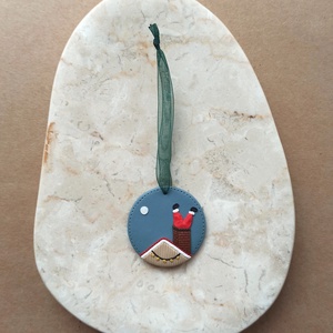 Gyurma karácsonyfadísz - mikulás - karácsony - karácsonyi lakásdekoráció - karácsonyfadíszek - Meska.hu