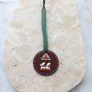 Gyurma karácsonyfadísz - körhinta - karácsony - karácsonyi lakásdekoráció - karácsonyfadíszek - Meska.hu