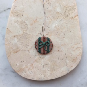 Gyurma karácsonyfadísz - masni - karácsony - karácsonyi lakásdekoráció - karácsonyfadíszek - Meska.hu