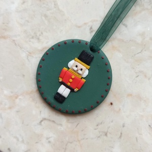 Gyurma karácsonyfadísz - diótörő, Karácsony, Karácsonyi lakásdekoráció, Karácsonyfadíszek, Gyurma, MESKA