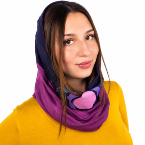 Fiorella Variella sötétkék-türkiz pinklila - ruha & divat - női ruha - ruha - Meska.hu