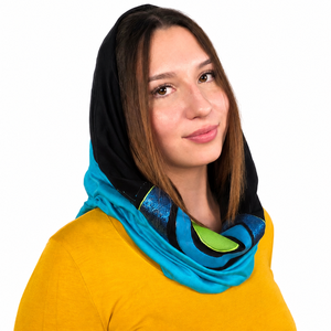 Fiorella Variella fekete-türkiz zöld - ruha & divat - női ruha - ruha - Meska.hu