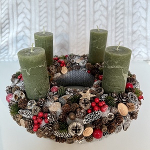 Adventi koszorú  - Meska.hu