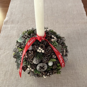 Adventi asztaldísz - otthon & életmód - dekoráció - asztal és polc dekoráció - asztaldísz - Meska.hu