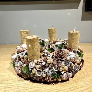 Arany csillogás, Otthon & Életmód, Dekoráció, Asztal és polc dekoráció, Asztaldísz, , MESKA