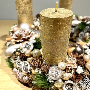 Arany csillogás - otthon & életmód - dekoráció - asztal és polc dekoráció - asztaldísz - Meska.hu