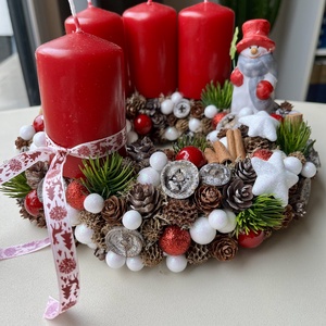 Hull a hó adventi  - otthon & életmód - dekoráció - asztal és polc dekoráció - asztaldísz - Meska.hu