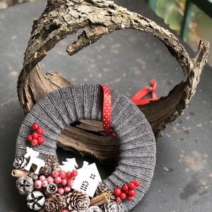 Kopogtató rénszarvassal - otthon & életmód - dekoráció - ajtó- és ablak dekoráció - ajtódísz & kopogtató - Meska.hu