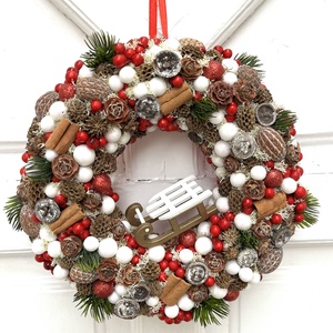 Karácsonyi kopogtató, Otthon & Életmód, Dekoráció, Ajtó- és ablak dekoráció, Ajtódísz & Kopogtató, , MESKA