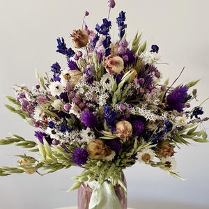  Esküvői csokor szárazvirágokból - esküvő - menyasszonyi- és dobócsokor - Meska.hu