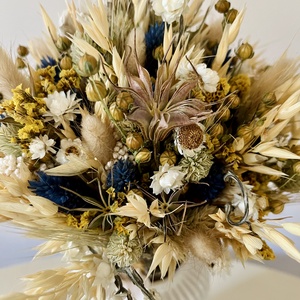 Szárazvirágcsokor - esküvő - menyasszonyi- és dobócsokor - Meska.hu