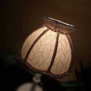 Gyöngyös vintage asztali lámpa - otthon & életmód - lámpa - hangulatlámpa - Meska.hu