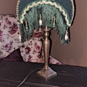 Vintage hangulatú asztali lámpa - otthon & életmód - lámpa - hangulatlámpa - Meska.hu