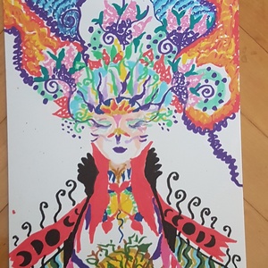 Akril rajz , Művészet, Grafika & Illusztráció, Egyéb rajzok, Fotó, grafika, rajz, illusztráció, MESKA