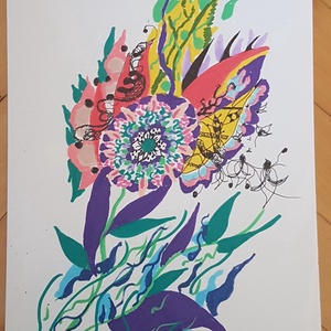 Akril rajz , Művészet, Grafika & Illusztráció, Egyéb rajzok, Fotó, grafika, rajz, illusztráció, MESKA