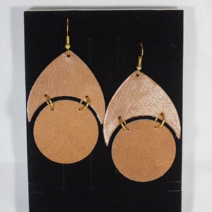 Egyedi őzbarna fülbevaló - Meska.hu