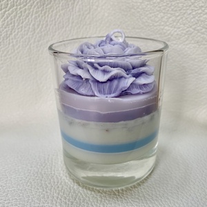 Kézműves illatgyertya, levendula - otthon & életmód - gyertya, illat, aroma - gyertya - Meska.hu