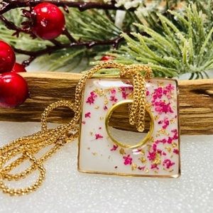 Virágtánc műgyanta medál nyaklánccal ????, Ékszer, Nyaklánc, Medálos nyaklánc, , MESKA