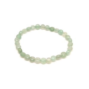 Fazettált aventurin korong ásvány karkötő 6�4mm, Ékszer, Karkötő, Ásványkarkötő, , MESKA