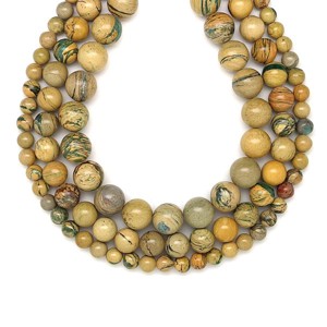 Jáspis Kanyon golyó 8-9mm  ékszerkészítő alapanyag (füzér), Kellékek & szerszámok, Ásvány alapanyag, Ásványfüzér, , MESKA