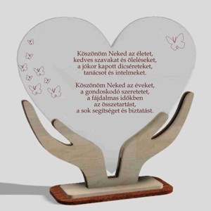 Anyák napi fa ajándéktábla , Esküvő, Emlék & Ajándék, Szülőköszöntő ajándék, , MESKA