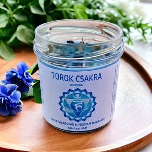 Torok csakra gyertya, Otthon & Életmód, Gyertya, illat, aroma, Gyertya, Gyertya-, mécseskészítés, MESKA