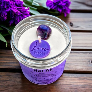 Halak horoszkóp gyertya - otthon & életmód - gyertya, illat, aroma - gyertya - Meska.hu