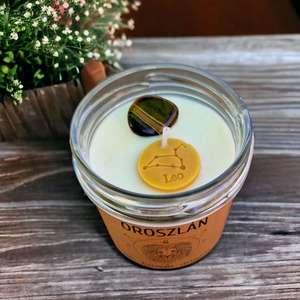 Oroszlán horoszkóp gyertya - otthon & életmód - gyertya, illat, aroma - gyertya - Meska.hu