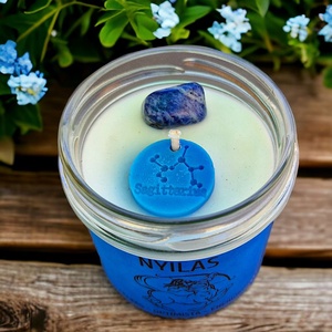 Nyilas horoszkóp gyertya - otthon & életmód - gyertya, illat, aroma - gyertya - Meska.hu