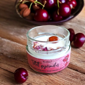 Tiltott gyümölcs szójaviasz illatgyertya, Otthon & Életmód, Gyertya, illat, aroma, Gyertya, Gyertya-, mécseskészítés, MESKA