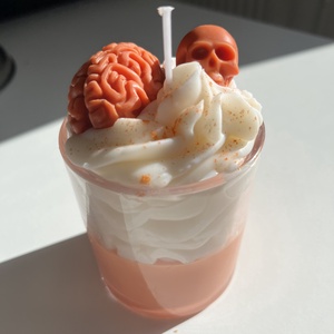 Halloweeni habos illatgyertya  - otthon & életmód - gyertya, illat, aroma - gyertya - Meska.hu