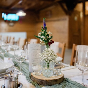 Fa korong, esküvői dekor, asztaldísz - Meska.hu