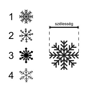 Lemosható Tetoválás, Hópehely (3 db) - művészet - grafika & illusztráció - művészi nyomat - Meska.hu