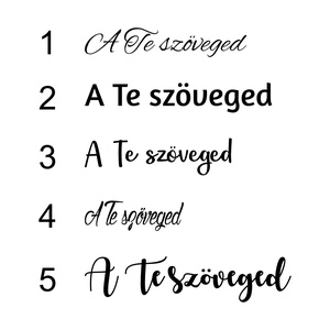 Egyedi saját szöveg (1 csomag), Ideiglenes Tetoválás, Saját szöveg - Meska.hu