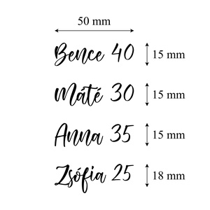 Lemosható Szülinapi Ideiglenes Tetoválás (3 db / csomag) - művészet - grafika & illusztráció - művészi nyomat - Meska.hu