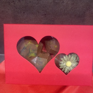 Dubai szív csokoládé - élelmiszer - édesség - Meska.hu