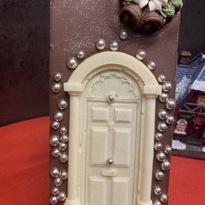 Karácsonyi táblás csokoládé - élelmiszer - édesség - kézműves csokoládé - Meska.hu