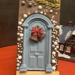 Karácsonyi táblás csokoládé - élelmiszer - édesség - kézműves csokoládé - Meska.hu