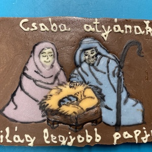 Karácsonyi táblás csoki - Meska.hu