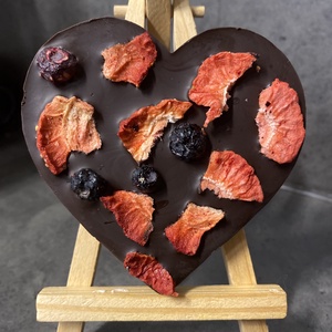 Csokoládé szív - élelmiszer - édesség - kézműves csokoládé - Meska.hu