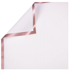 Rose gold keretes fólia ív: 58 x 58 cm, 20db - Fehér, Kellékek & szerszámok, Csomagolóanyag, Fólia, , MESKA