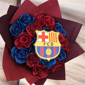 Barcelonás örök rózsa csokor - 18 szálas - otthon & életmód - dekoráció - virágdísz és tartó - csokor & virágdísz - Meska.hu
