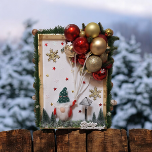 Karácsonyi Fali Dísz � Lámpás Télapóval  - otthon & életmód - dekoráció - fali és függő dekoráció - falra akasztható dekor - Meska.hu