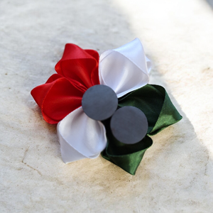 Nemzeti kitűző - kokárda mágneses rögzítéssel - ékszer - kitűző és bross - Meska.hu